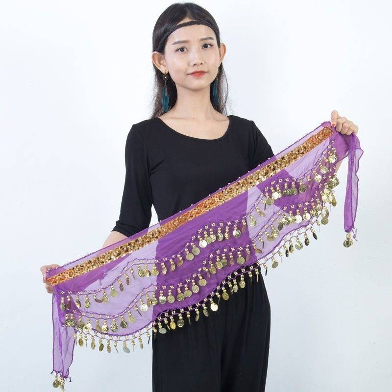 58 CENTS OF A CHILD'S WAIST CHAIN PURPLE - E82